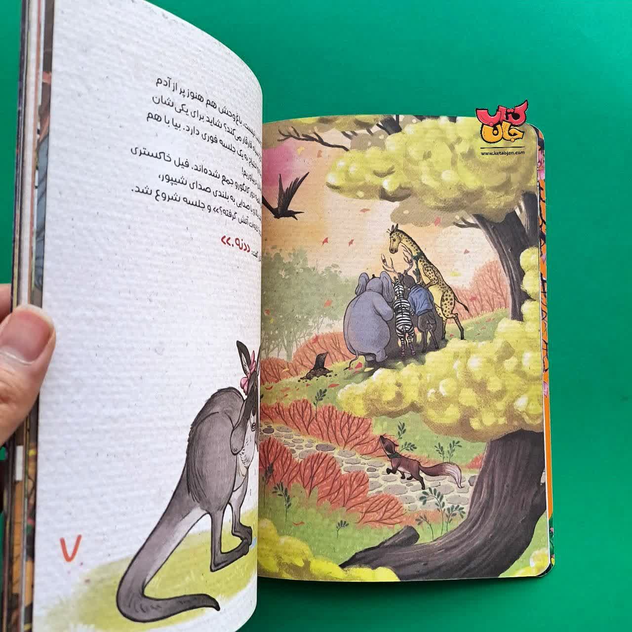 کتاب کانگورویی که روز تولدش گم شد از مجموعه انجمن مخفی حیوانات 2