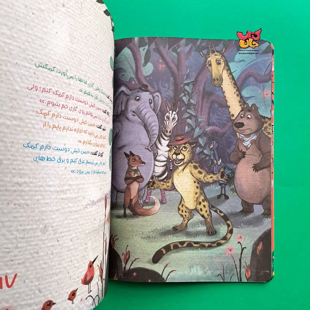 کتاب یوزپلنگ مهربان ترین حیوان وحشی دنیا از مجموعه انجمن مخفی حیوانات 6
