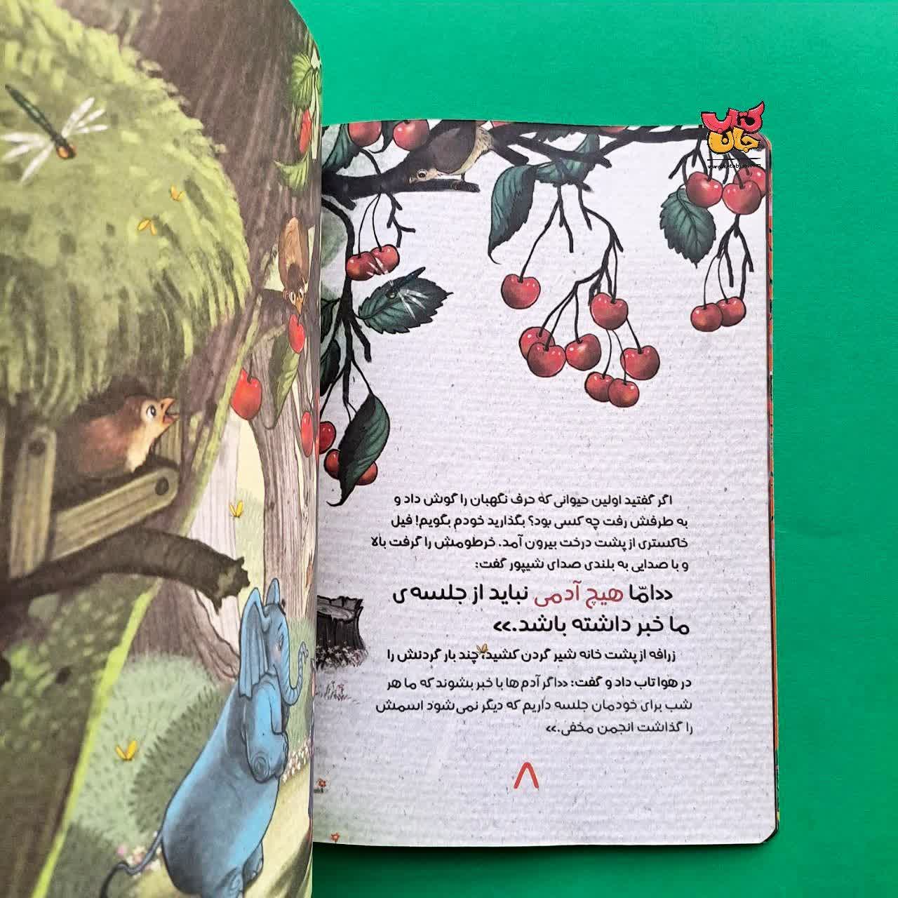 کتاب روباه نارنجی و گل هایی برای خداحافظی از مجموعه انجمن مخفی حیوانات 9