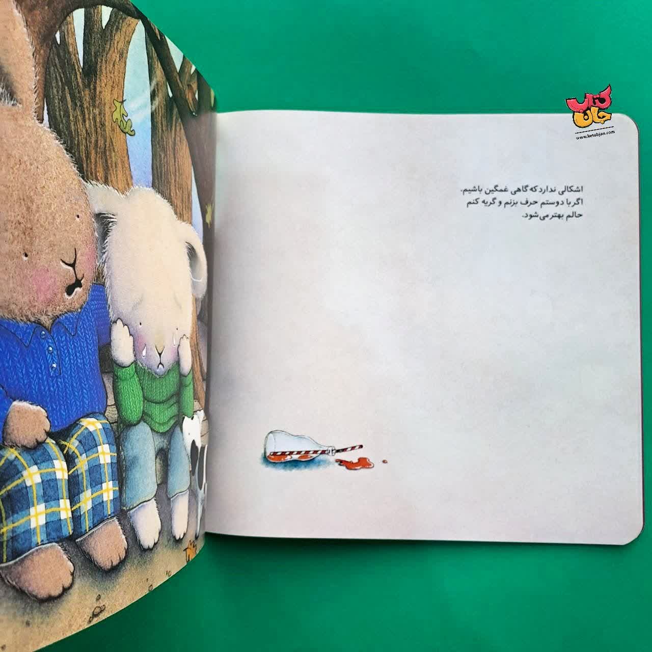 کتاب خرگوش کوچولوی غمگین از مجموعه احساس های خرگوشی