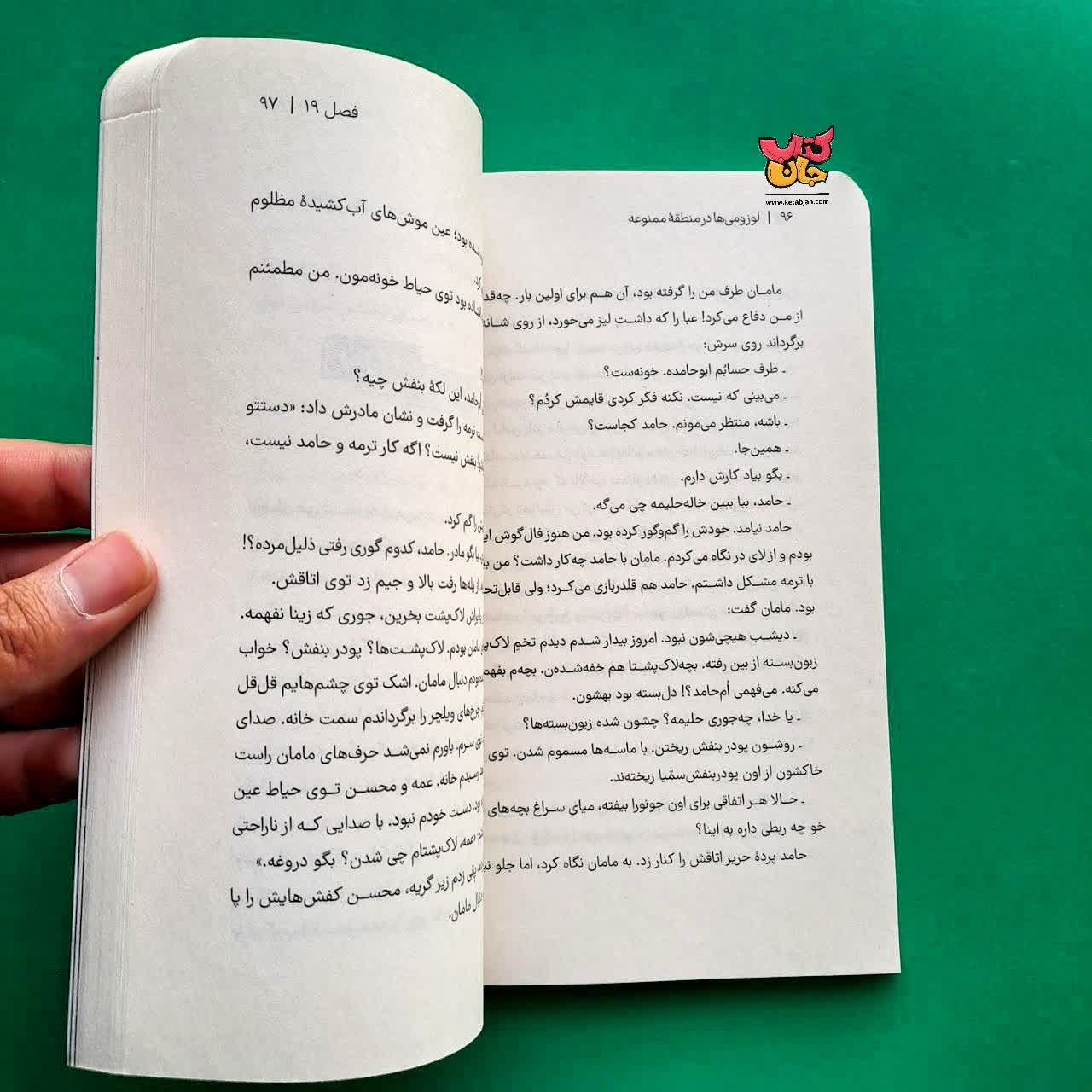 کتاب لوزمی ها در منطقه ی ممنوعه 