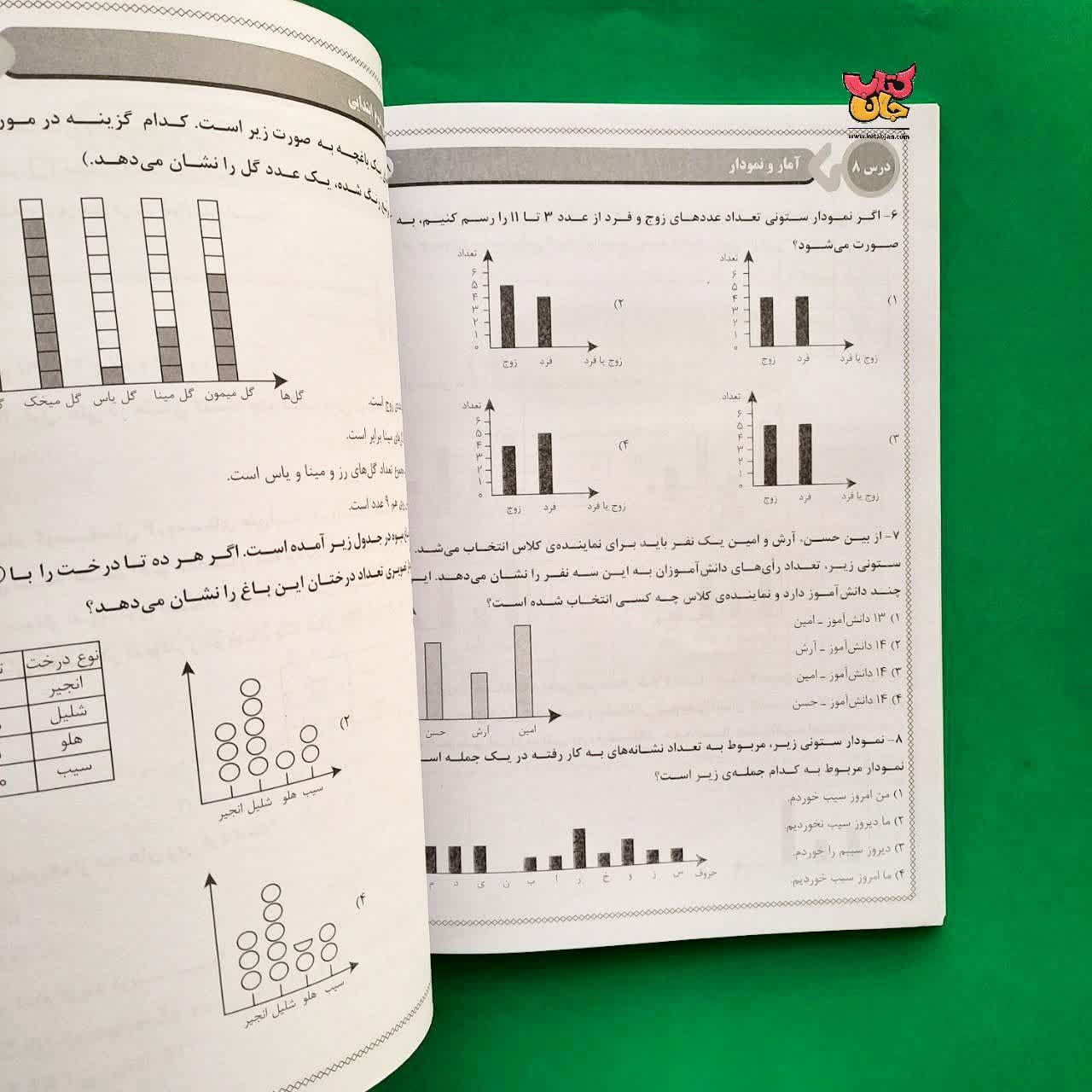 کتاب سوالات مکعبی دوم ابتدایی ( پیشرفته )