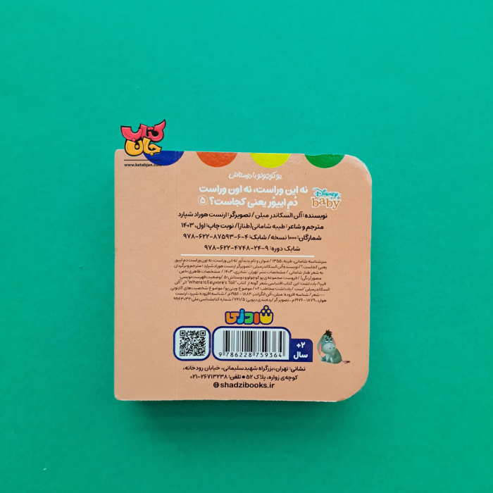 کتاب نه این وراست،نه اون وراست دم اییور یعنی کجاست؟(از مجموعه پوکوچولو با دوستاش 5)