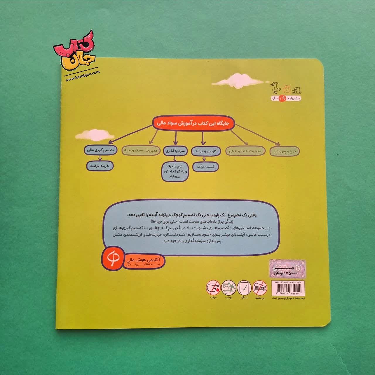 کتاب تصمیم های دشوار ( از مجموعه داستان های سواد مالی )