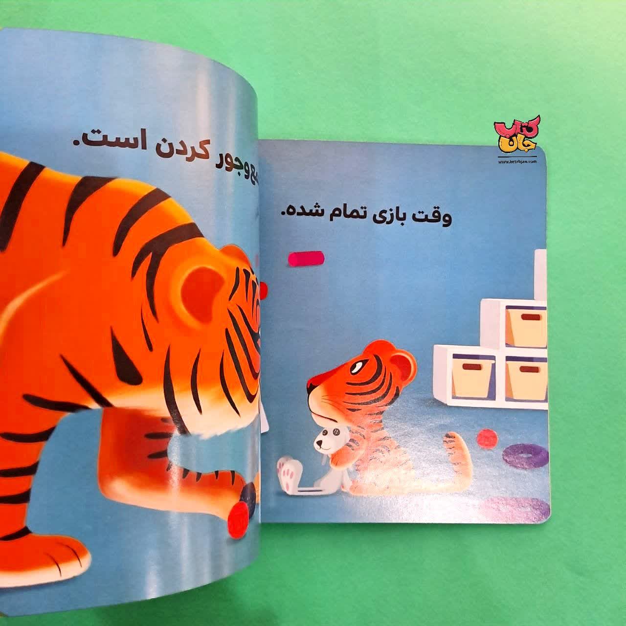کتاب ببر کوچولو جمع و جور میکنه از مجموعه بچه ی باهوش 6