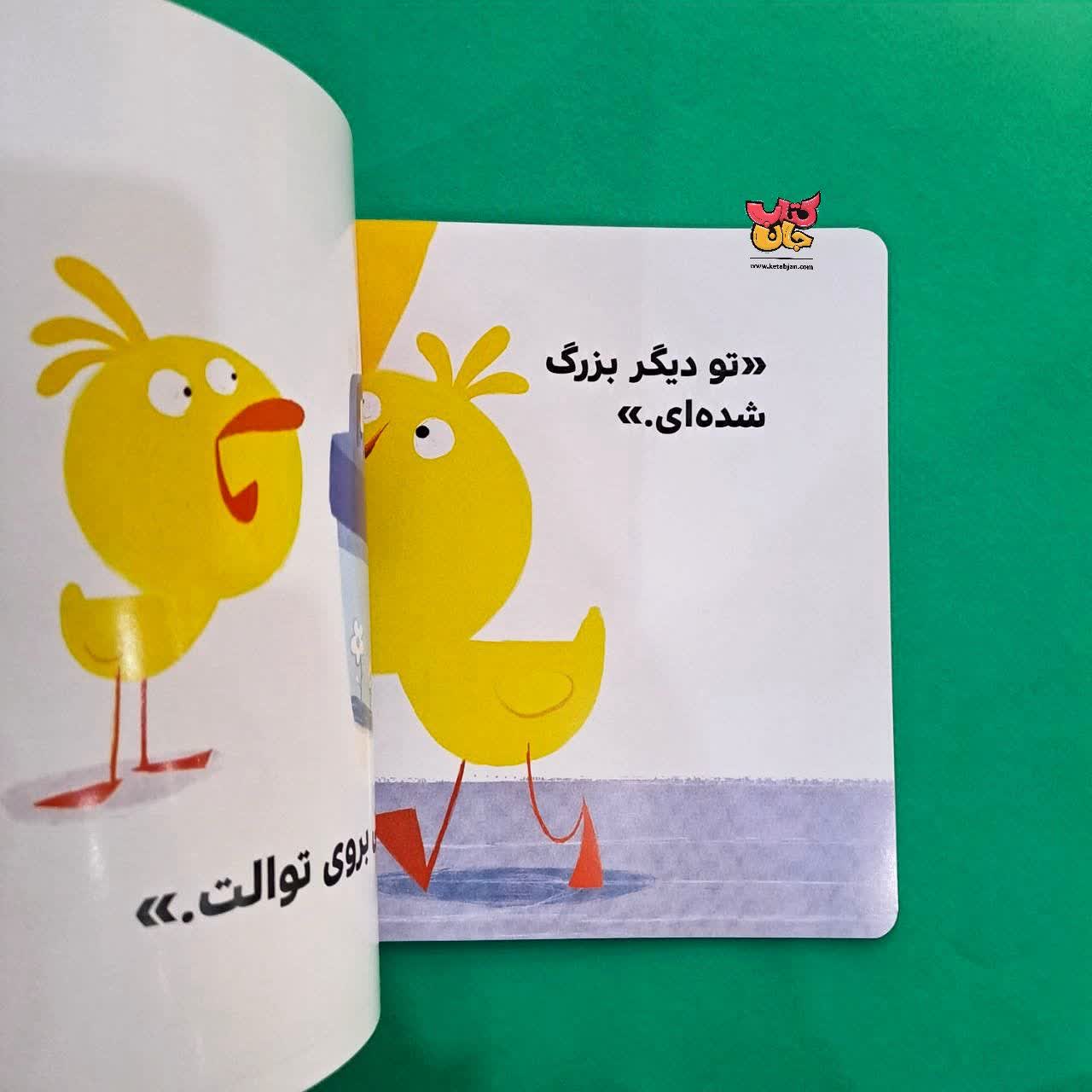 کتاب اردک کوچولو دستشویی می رود از مجوعه بچه ی باهوش 7