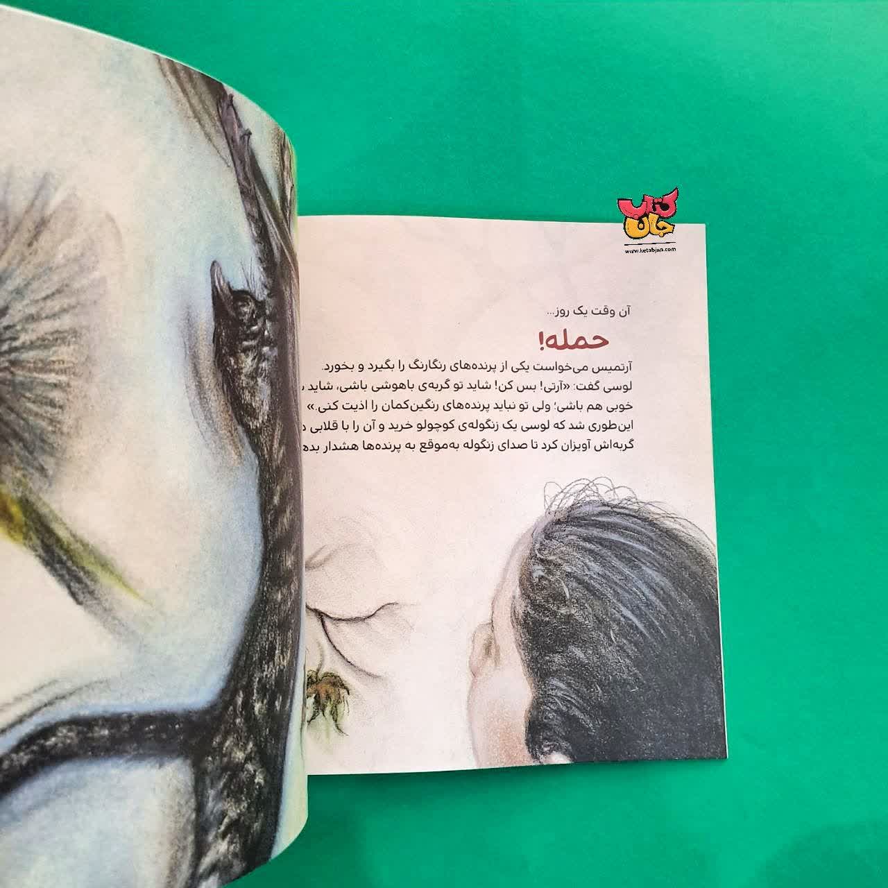 کتاب گربه لوسی و پرنده های رنگارنگ از مجموعه قصه های رنگین کمان 2