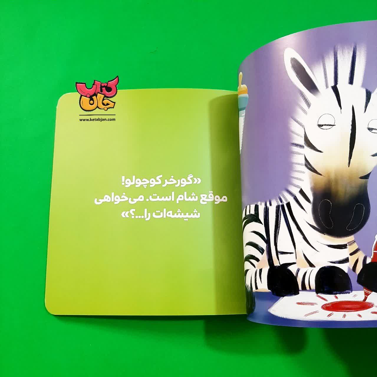 کتاب شیشه بسه گورخر کوچولو ازمجموعه بچه ی باهوش13
