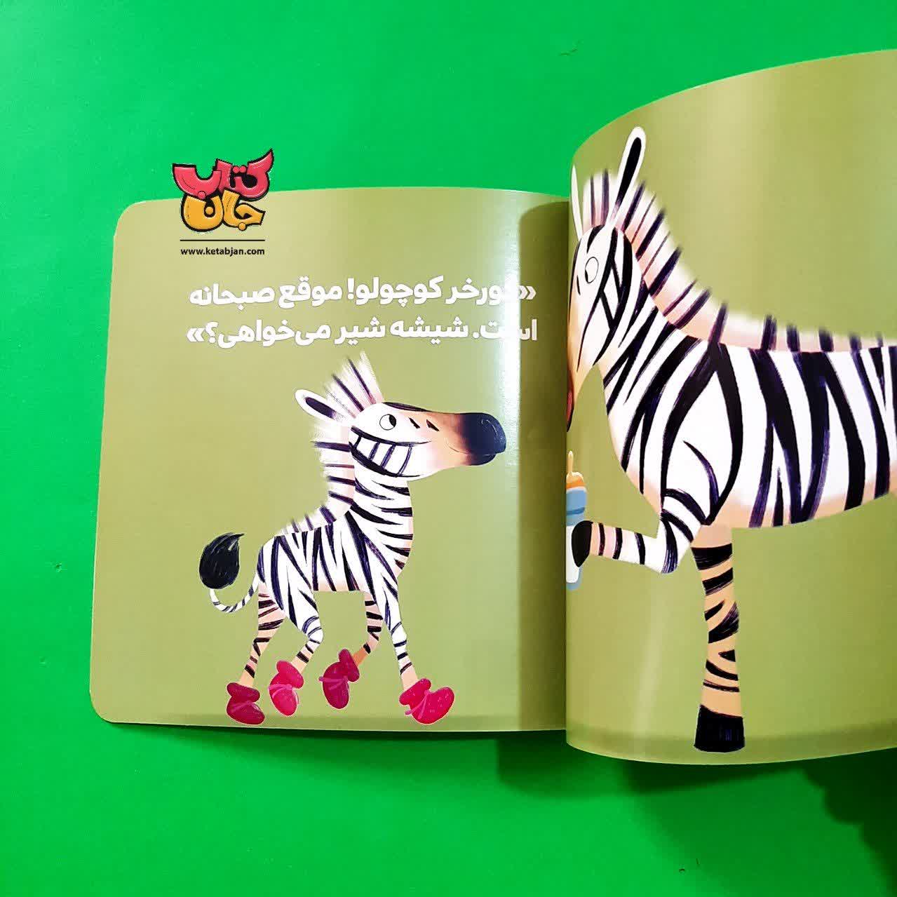 کتاب شیشه بسه گورخر کوچولو ازمجموعه بچه ی باهوش13
