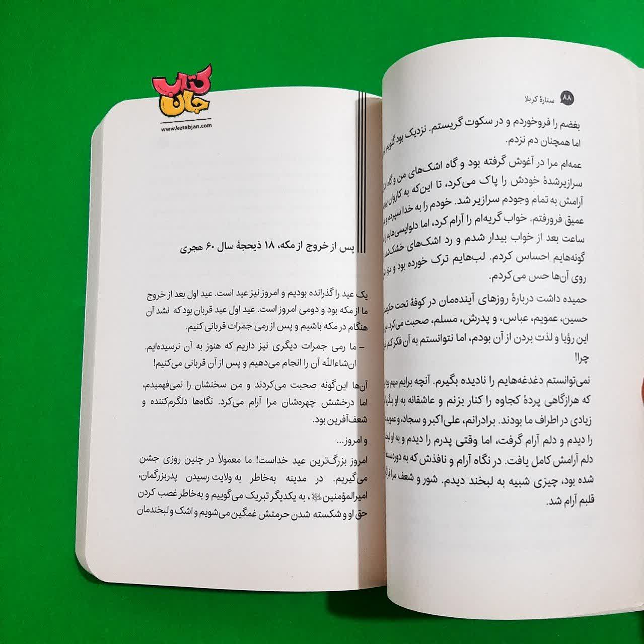 کتاب ستاره ی کربلا ( یادداشتهای روزانه ی دختری خردسال از کربلا )