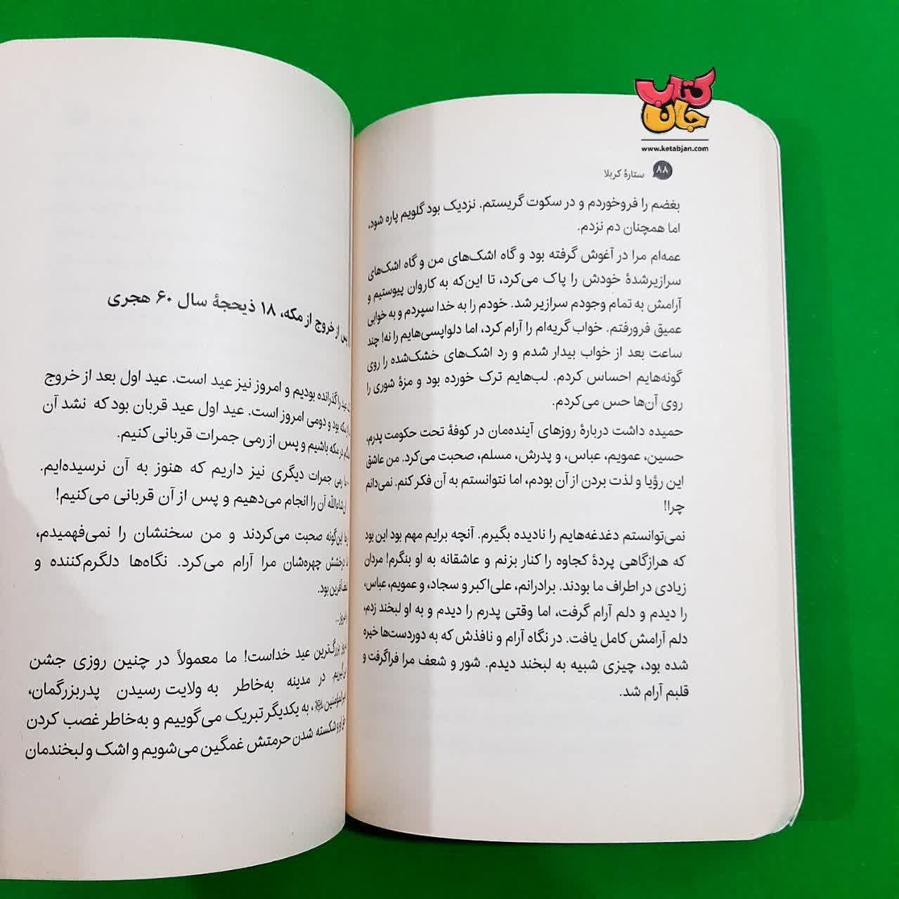 کتاب ستاره ی کربلا ( یادداشتهای روزانه ی دختری خردسال از کربلا )
