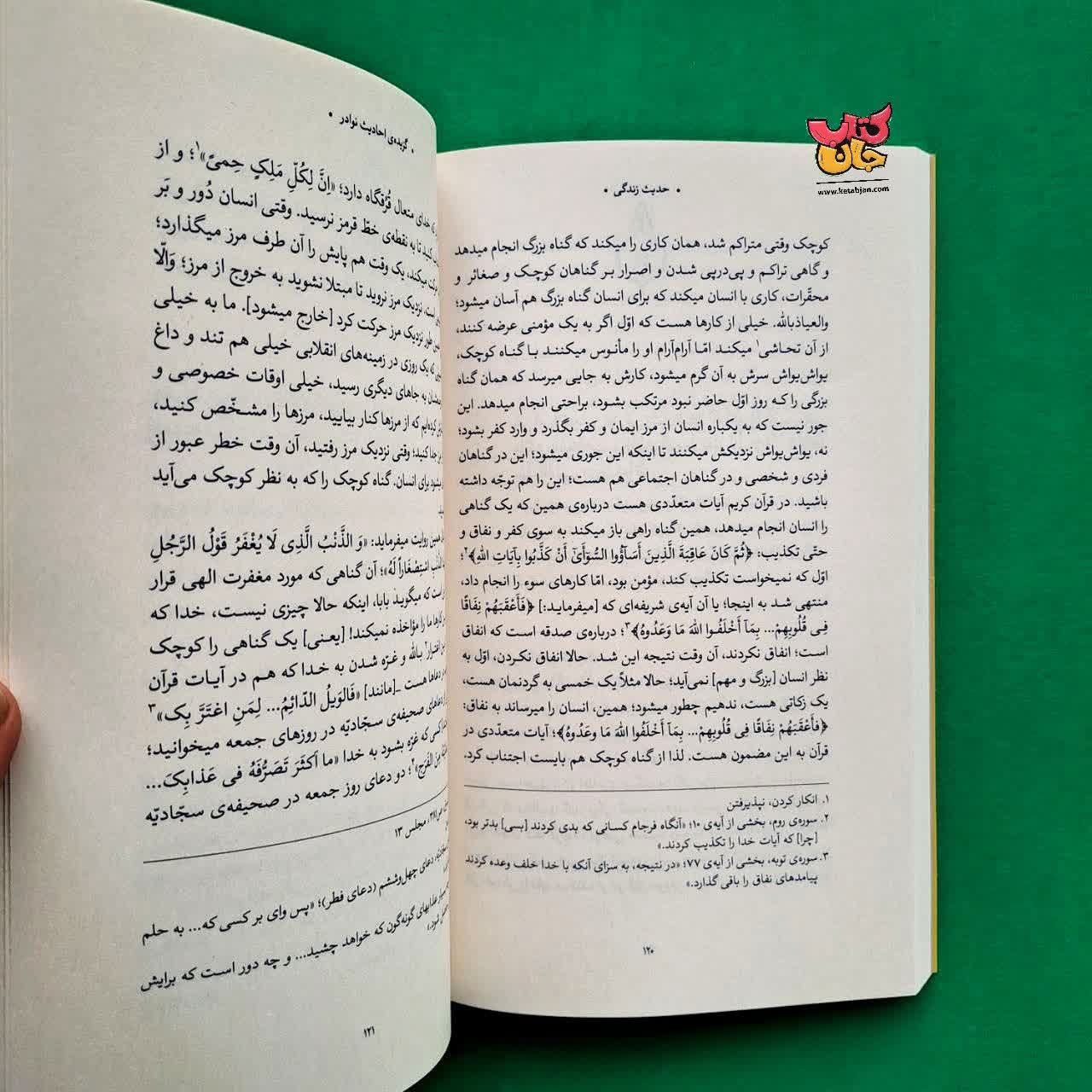 کتاب گزیده ی احادیث النوادر از مجموعه حدیث زندگی 